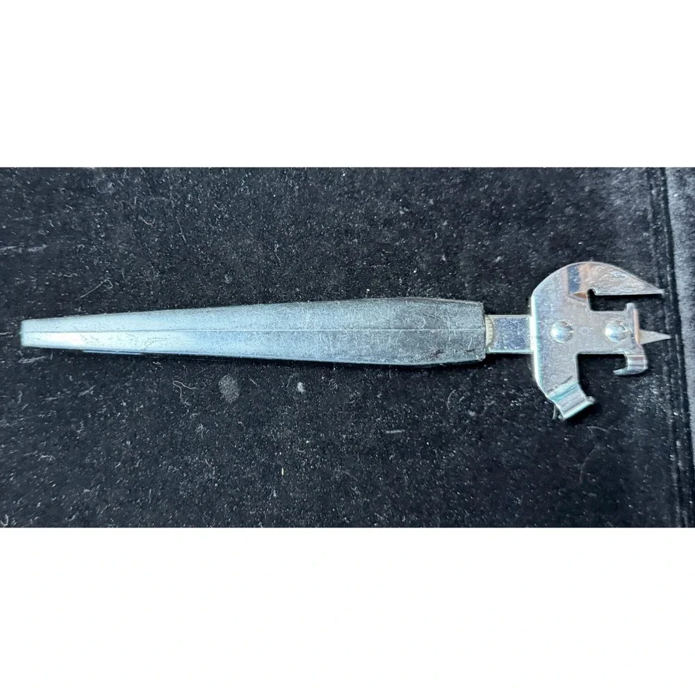Vintage Androck Multi Tool Can Bottle Opener Tempered Tool Steel USA Black